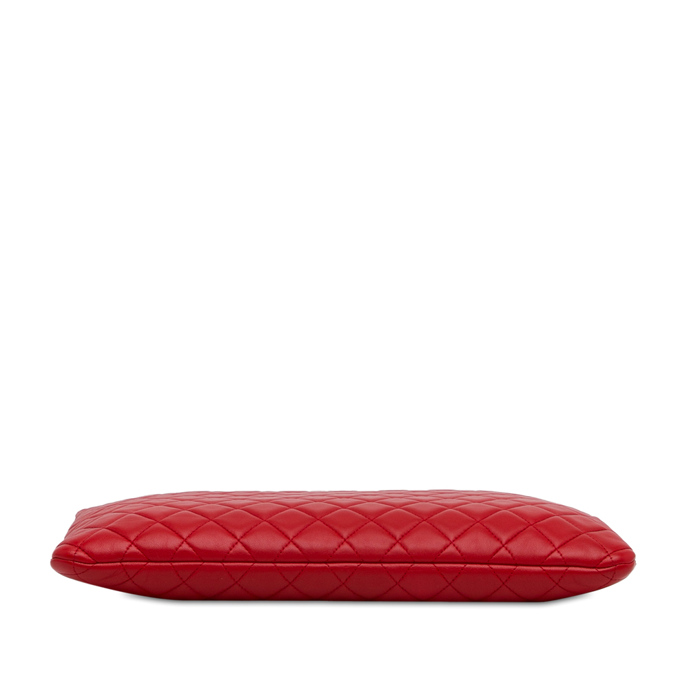 Pre-Loved Chanel Large Lambskin Boy Zip Pouch - Picture 4 of 9